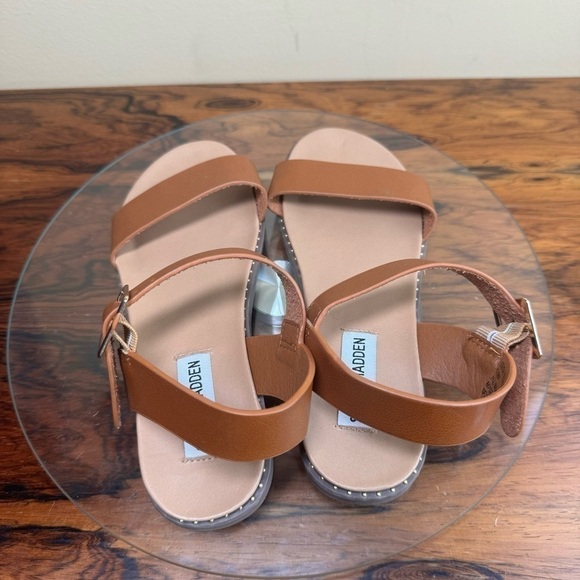 Steve Madden Tesa Slingback Sandal in cognac - Picture 13 of 15